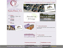 Tablet Screenshot of construccionesneira.com